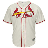 Matt Carpenter St. Louis Cardinals Majestic Alternate Cool Base Player Jersey – Cream/Red