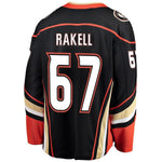 Rickard Rakell Anaheim Ducks Fanatics Branded Breakaway Player Jersey - Black