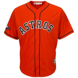 Justin Verlander Houston Astros Majestic 2019 Postseason Official Cool Base Player Jersey - Orange