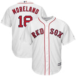 Mitch Moreland Boston Red Sox Majestic Home Cool Base Replica Player Jersey - White