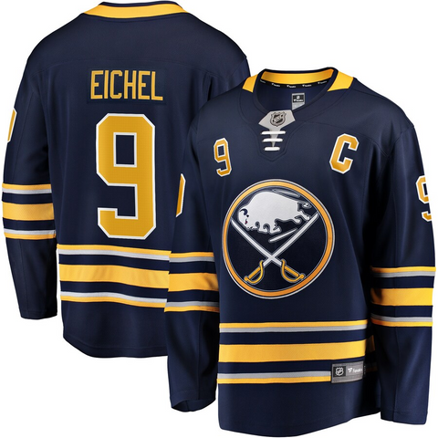 Men's Buffalo Sabres Jack Eichel Fanatics Branded Navy Premier Breakaway Player Jersey