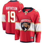 Men's Florida Panthers Mike Matheson Fanatics Branded Red Breakaway Jersey