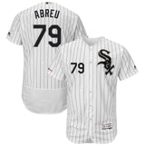 Jose Abreu Chicago White Sox Majestic Home Flex Base Collection Player Jersey - White/Black