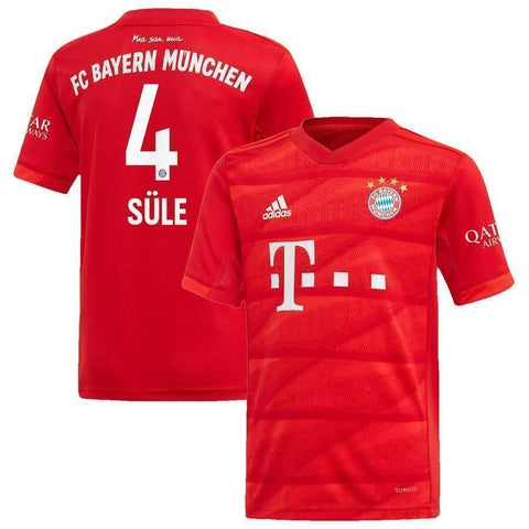 Niklas Süle Bayern Munich Home Soccer Jersey 2019-20 Jersey – Red