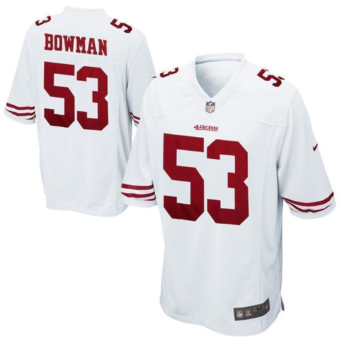 NaVorro Bowman San Francisco 49ers Nike Game Jersey - White