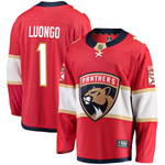 Men's Florida Panthers Roberto Luongo Fanatics Branded Red Breakaway Jersey