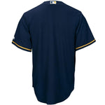 Milwaukee Brewers Majestic Official Cool Base Jersey - Navy -