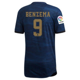 Karim Benzema Real Madrid Away Soccer Jersey 2019-20 – Blue