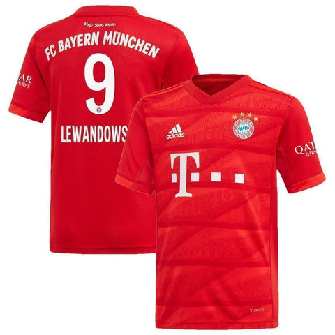 Robert Lewandowski Bayern Munich Home Soccer Jersey 2019-20 Jersey – Red