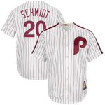 Mike Schmidt Philadelphia Phillies Majestic Cooperstown Collection Cool Base Player Jersey – White