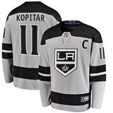 Anze Kopitar Los Angeles Kings Fanatics Branded Alternate Breakaway Player Jersey - Gray/Black