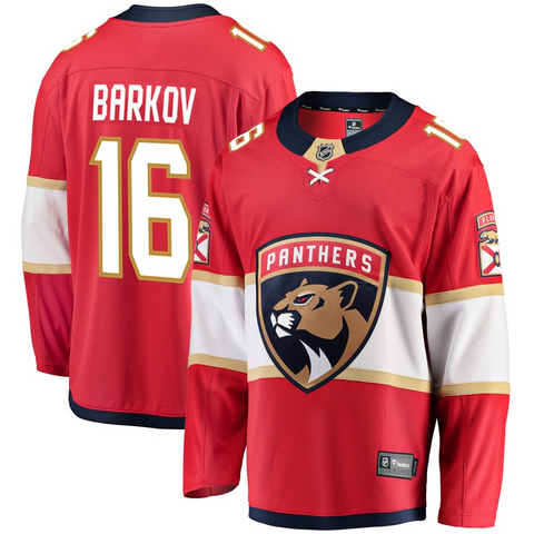 Men's Florida Panthers Aleksander Barkov Fanatics Branded Red Premier Breakaway Player Jersey