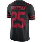 Richard Sherman San Francisco 49ers Nike Vapor Untouchable Limited Jersey - Black