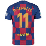 Ousmane Dembélé Barcelona Home Soccer Jersey 2019-20 - Royal