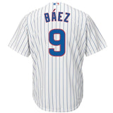 Javier Baez Chicago Cubs Majestic Alternate Official Cool Base Player Jersey - Royal/White