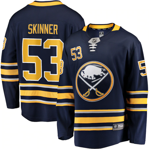 Men's Buffalo Sabres Jeff Skinner Fanatics Branded Navy Breakaway Team Color Player Jersey