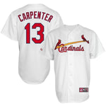 Matt Carpenter St. Louis Cardinals Majestic Alternate Cool Base Player Jersey – Horizon Blue/White