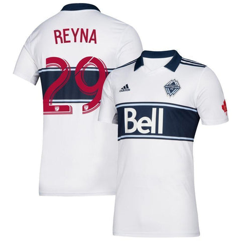 Yordy Reyna Vancouver Whitecaps FC 2019 Hoop Player Jersey – White