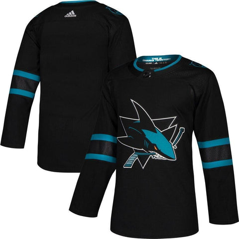 San Jose Sharks adidas Alternate Jersey - Black