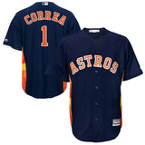 Carlos Correa Houston Astros Majestic Official Cool Base Player Jersey - Navy