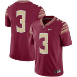 Florida State Seminoles Nike Team Game Football Jersey - Garnet