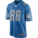 T.J. Hockenson Detroit Lions Nike Game Jersey - Blue