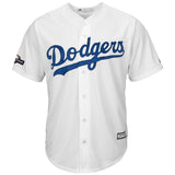 Justin Turner Los Angeles Dodgers Majestic 2019 Postseason Home Official Cool Base Player Jersey - White
