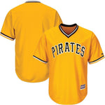 Pittsburgh Pirates Majestic Official Cool Base Team Jersey - Gold