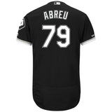 Jose Abreu Chicago White Sox Majestic Home Flex Base Collection Player Jersey - White/Black