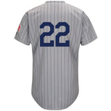 Jason Kipnis Cleveland Indians Majestic 1917 Turn Back the Clock Player Jersey - Gray