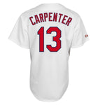 Matt Carpenter St. Louis Cardinals Majestic Alternate Cool Base Player Jersey – Horizon Blue/White