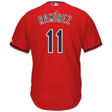 Jose Ramirez Cleveland Indians Majestic Alternate 2019 Cool Base Player Jersey – Scarlet