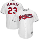 Michael Brantley Cleveland Indians Majestic Home Official Cool Base Player Jersey - White