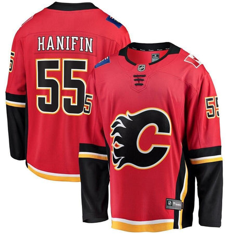 Noah Hanifin Calgary Flames Fanatics Branded Home Breakaway Player Jersey - Red