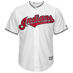 Shane Bieber Cleveland Indians Majestic Official Cool Base Player Jersey - White