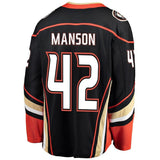 Josh Manson Anaheim Ducks Fanatics Branded Breakaway Player Jersey - Black