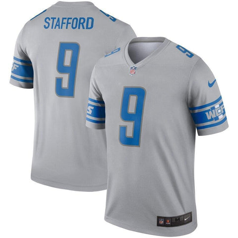 Matthew Stafford Detroit Lions Nike Inverted Legend Jersey - Gray