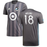 Kevin Molino Minnesota United FC 2018 Primary Player Jersey – Gray