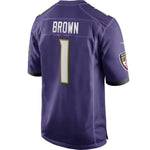Marquise Brown Baltimore Ravens Nike Game Jersey - Purple