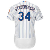 Noah Syndergaard New York Mets Majestic Alternate Collection Flex Base Jersey - Royal/White