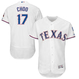 Shin-Soo Choo Texas Rangers Majestic Home Flex Base Collection Player Jersey - White