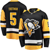 Zach Trotman Pittsburgh Penguins Fanatics Branded Home Breakaway Player Jersey - Black