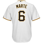 Starling Marte Pittsburgh Pirates Majestic Cool Base Player Jersey - White