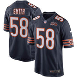 Roquan Smith Chicago Bears Nike 100th Season Game Jersey - Navy