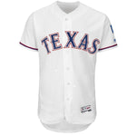 Shin-Soo Choo Texas Rangers Majestic Home Flex Base Collection Player Jersey - White