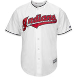 Melky Cabrera Cleveland Indians Majestic Home Official Cool Base Player Jersey - White