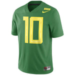 Oregon Ducks Nike Team Game Football Jersey - Apple Green