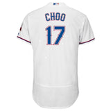 Shin-Soo Choo Texas Rangers Majestic Home Flex Base Collection Player Jersey - White