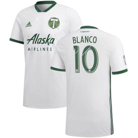 Sebastián Blanco Portland Timbers 2018 Secondary Player Jersey – White