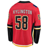 Oliver Kylington Calgary Flames Fanatics Branded Home Breakaway Player Jersey - Red